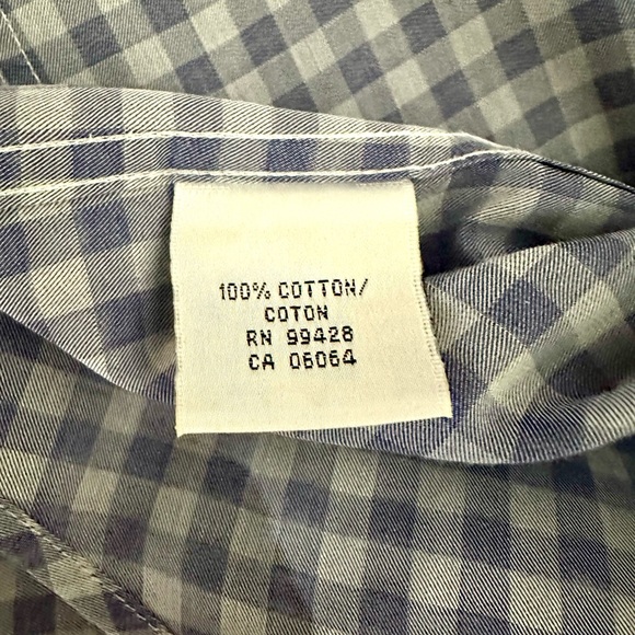 Unique Bugatchi Uomo Shirt. Mens M. Lg Sleeve. Button Up. Flip Cuff. Shaped Fit - Picture 3 of 10